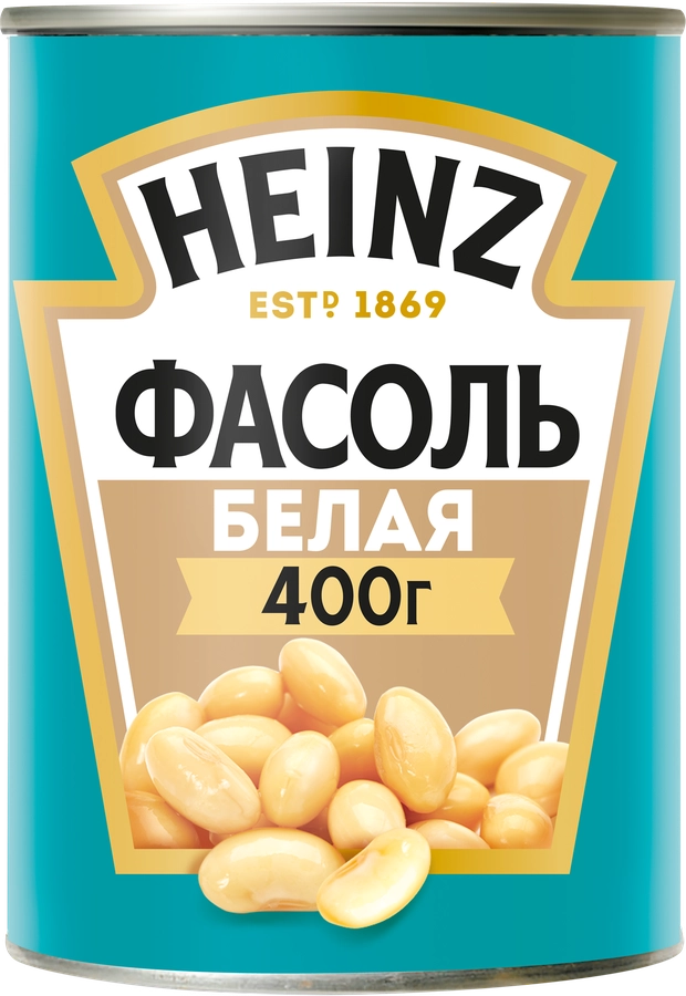 Фасоль белая HEINZ в собственном соку, 400г