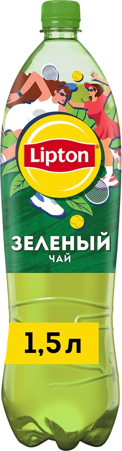 Напиток LIPTON Холодный зеленый чай негазированный, 1.5л