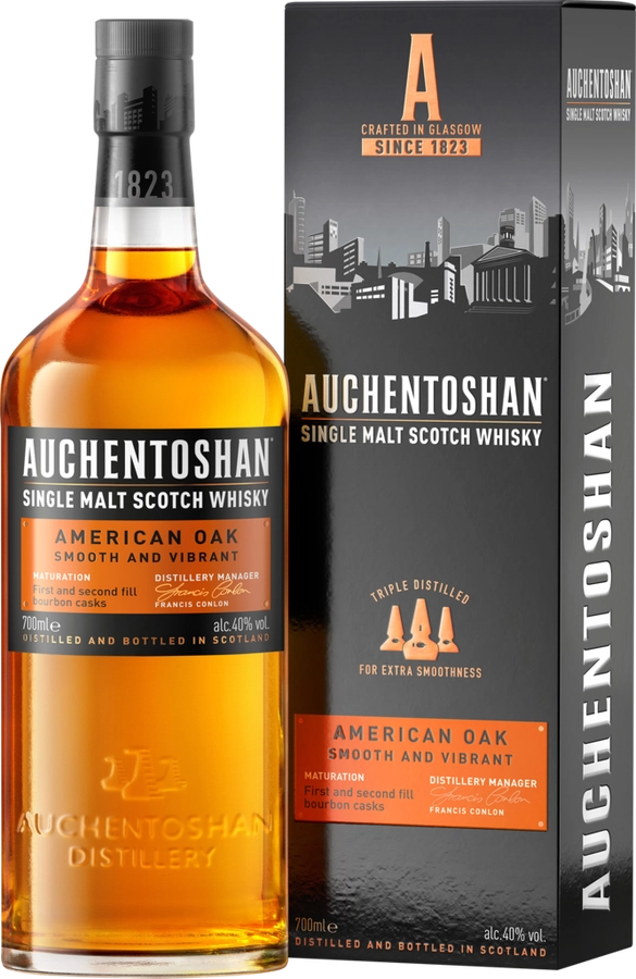 Виски AUCHENTOSHAN American Oak 40%, п/у, 0.7л