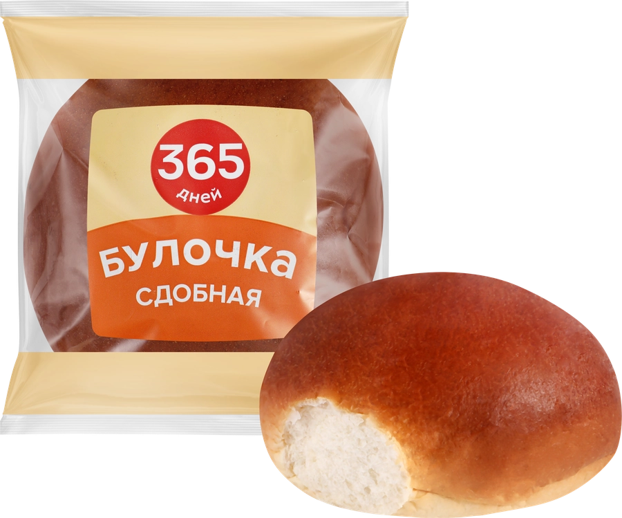 Булочка сдобная 365 ДНЕЙ, 100г