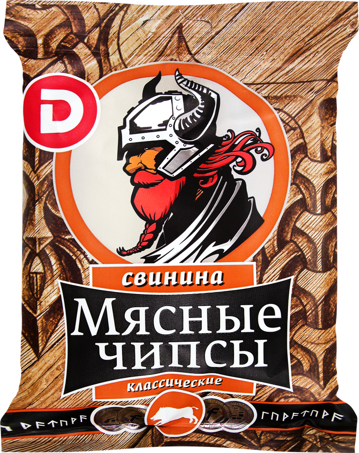 Чипсы мясные сыровяленые из свинины ДЫМОВ, 25г