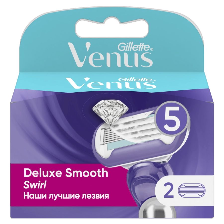 Кассеты сменные для бритья VENUS Swirl, 2шт