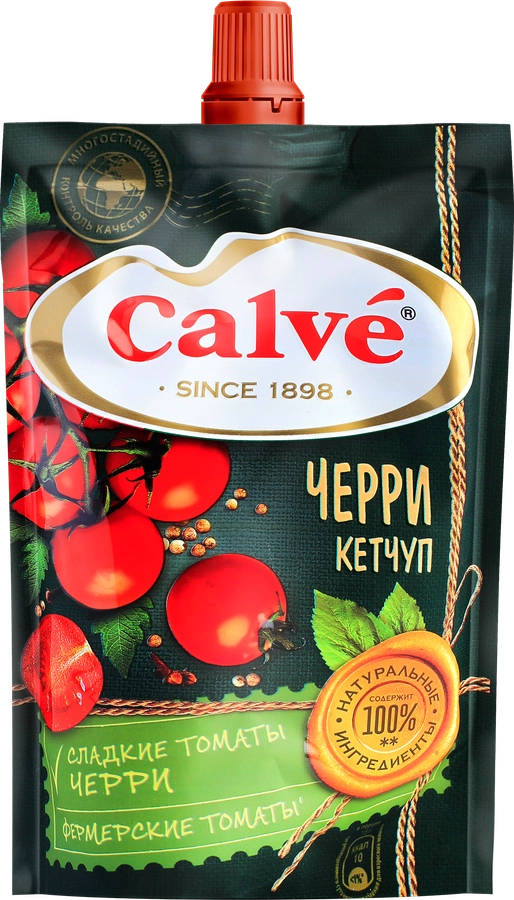 Кетчуп CALVE с помидорами черри, 350г