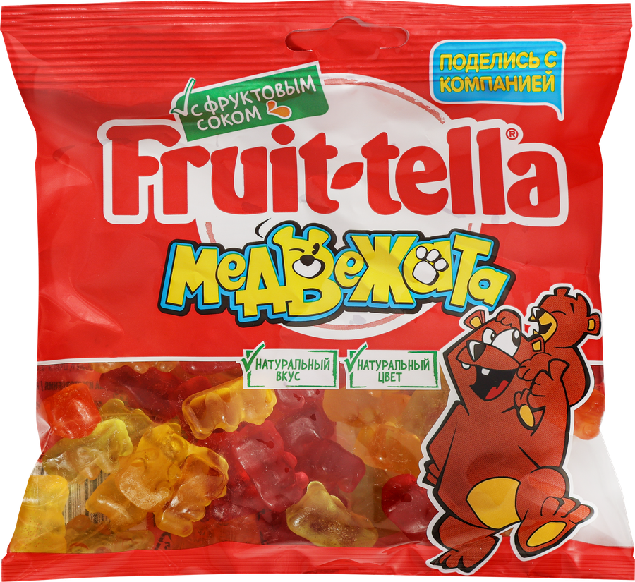 Мармелад жевательный FRUIT-TELLA Медвежата, 150г