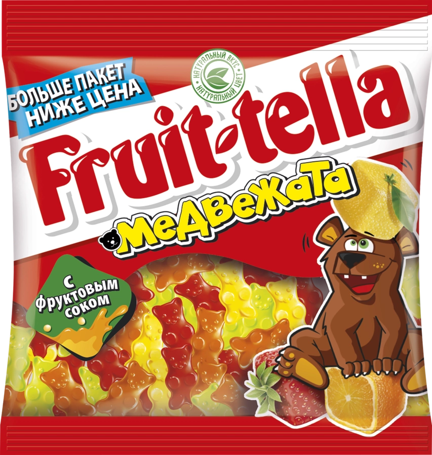 Мармелад жевательный FRUIT-TELLA Медвежата, 150г