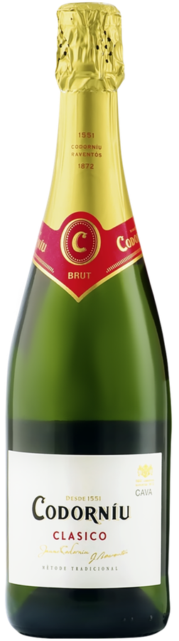 Вино игристое CODORNIU Кава Класико белое брют, 0.75л
