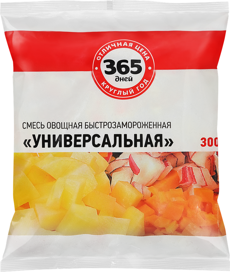 Смесь овощная 365 ДНЕЙ Универсальная, 300г