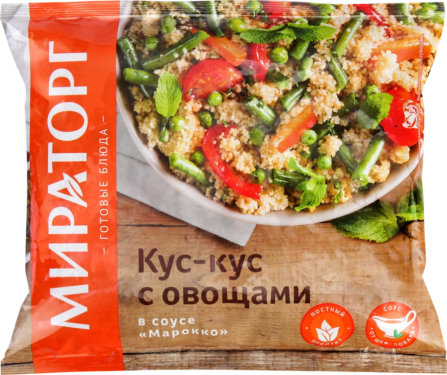 Смесь МИРАТОРГ Vитамин, Кус-кус с овощами в соусе Марокко, 400г