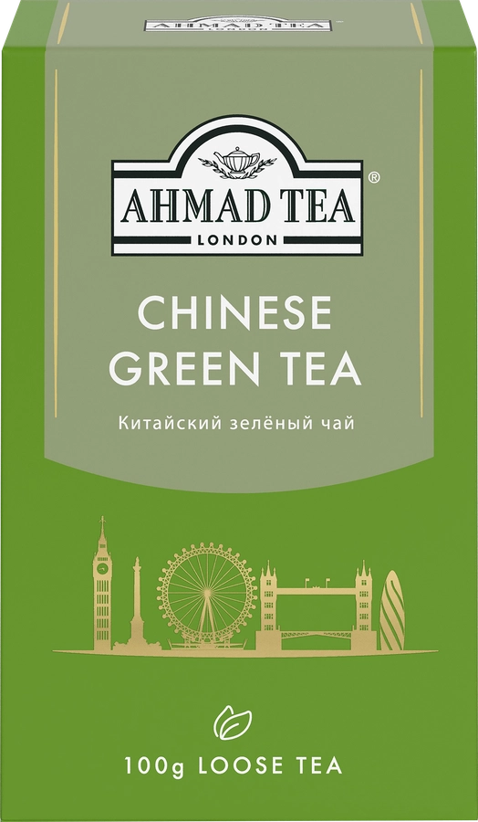 Чай зеленый AHMAD TEA Китайский листовой, 100г