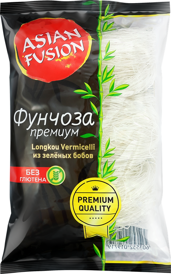 Вермишель ASIANFUSION Фунчоза с зелеными бобами, 150г