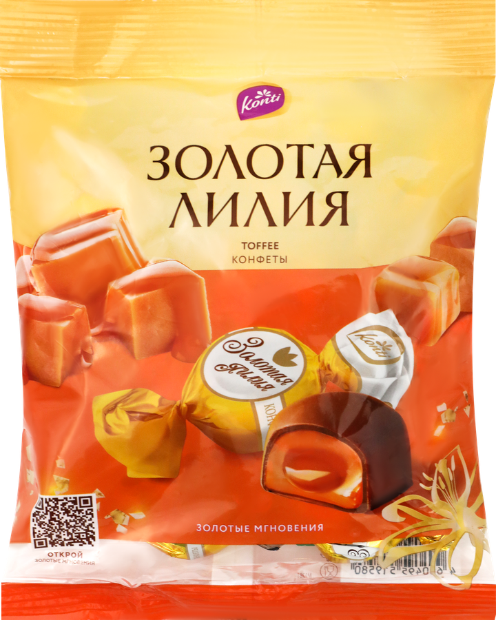 Конфеты KONTI Золотая лилия, 200г