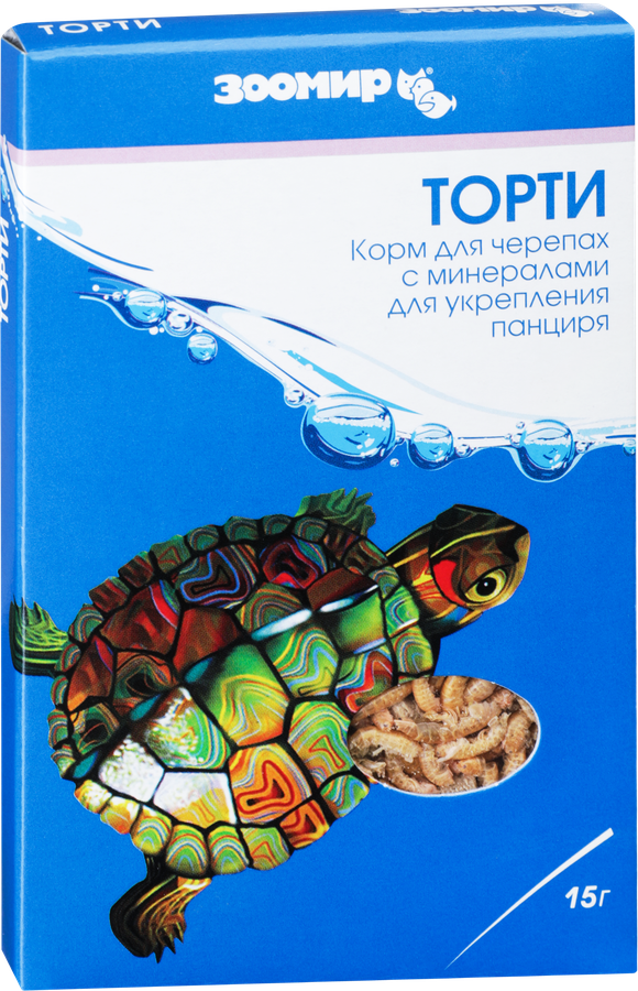 Корм для черепах ЗООМИР Торти, 15г, предпросмотр