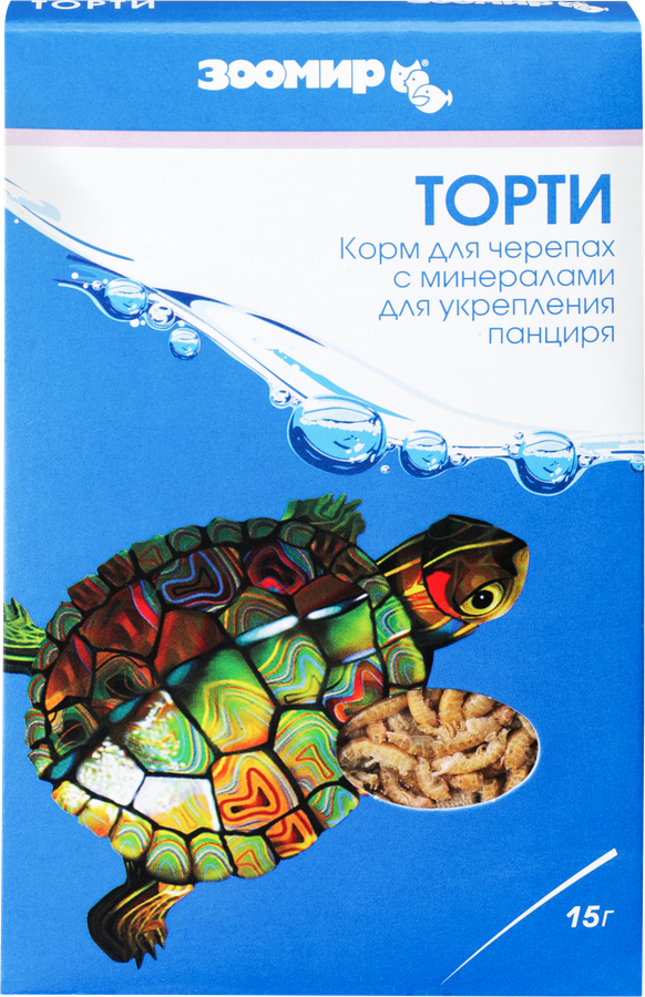 Корм для черепах ЗООМИР Торти, 15г