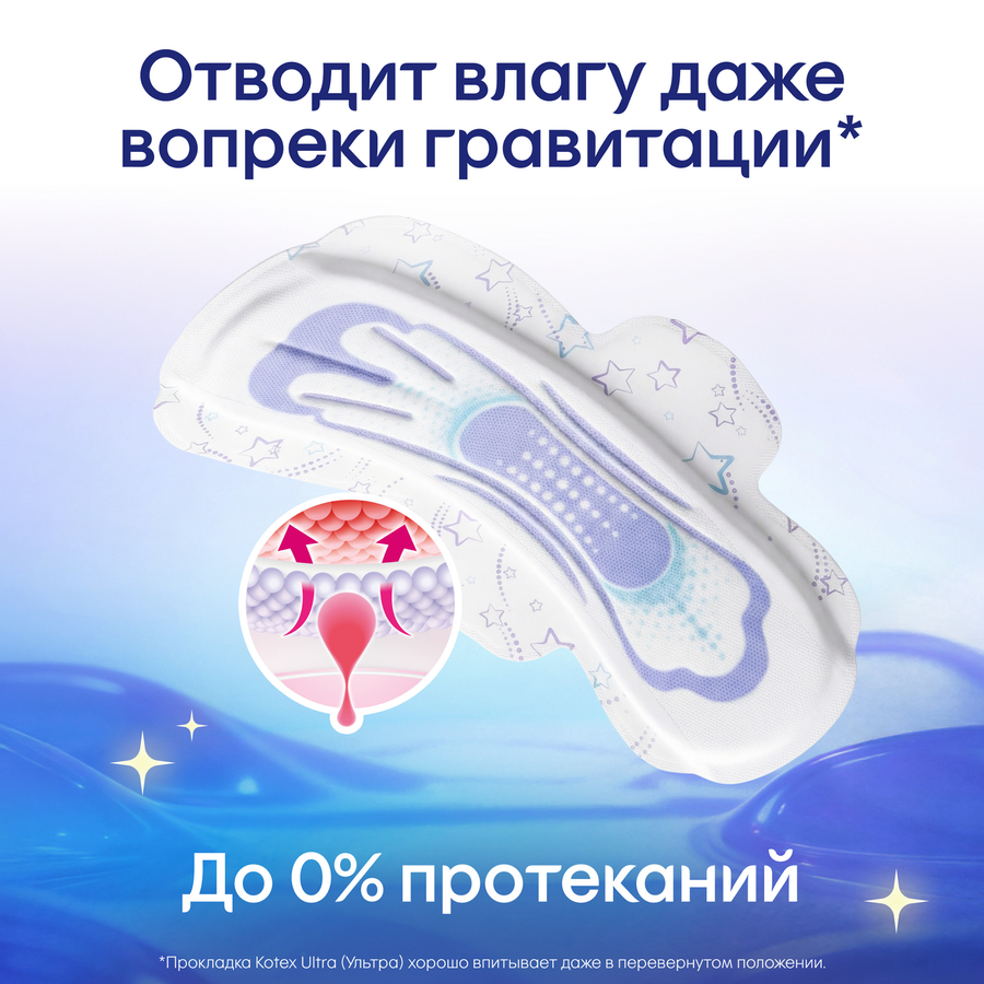Прокладки ночные KOTEX Ultra, 14шт, предпросмотр