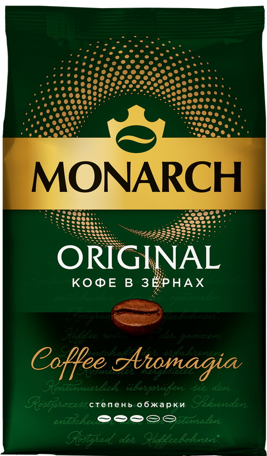 Кофе зерновой MONARCH Original натуральный жареный, 800г