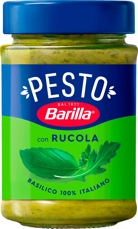 Соус BARILLA Pesto con Basilico e Rucola, с базиликом и руколой, 190г