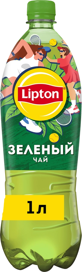 Напиток LIPTON Холодный зеленый чай негазированный, 1л