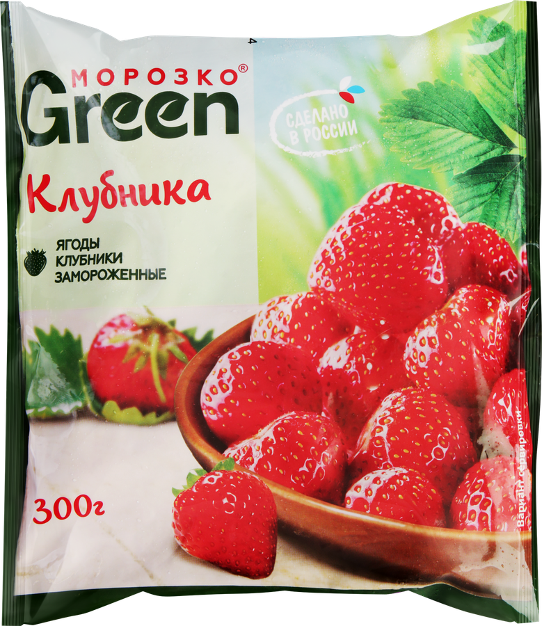 Клубника МОРОЗКО Green, 300г