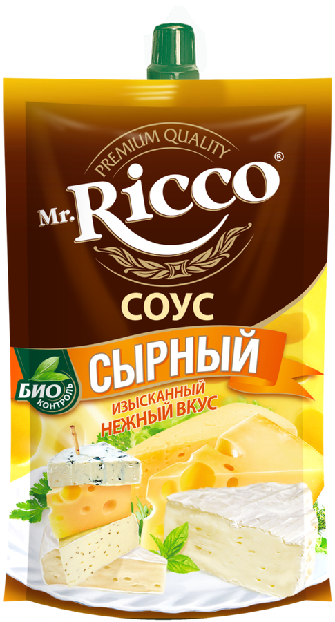 Соус MR.RICCO Сырный 28%, 210г