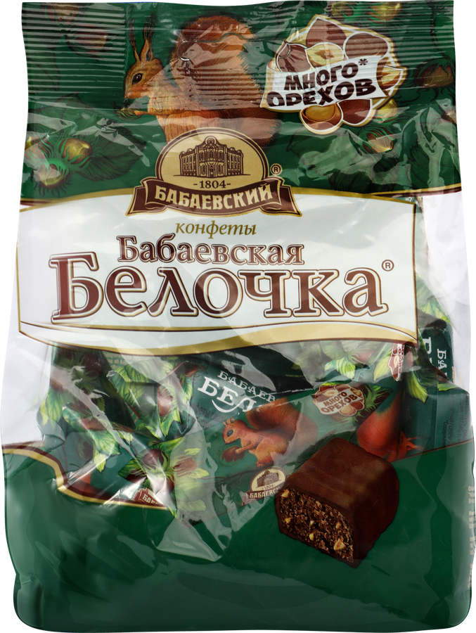 Конфеты БАБАЕВСКИЙ Белочка, 200г