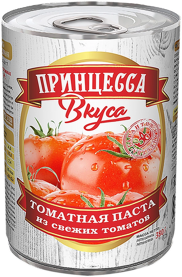 Паста томатная ПРИНЦЕССА ВКУСА, 380г