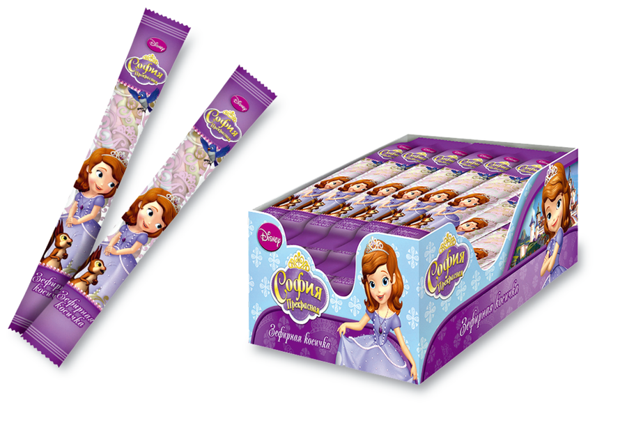 Маршмеллоу MALLOW JOY ВЛАД А4 в форме косички, 12г