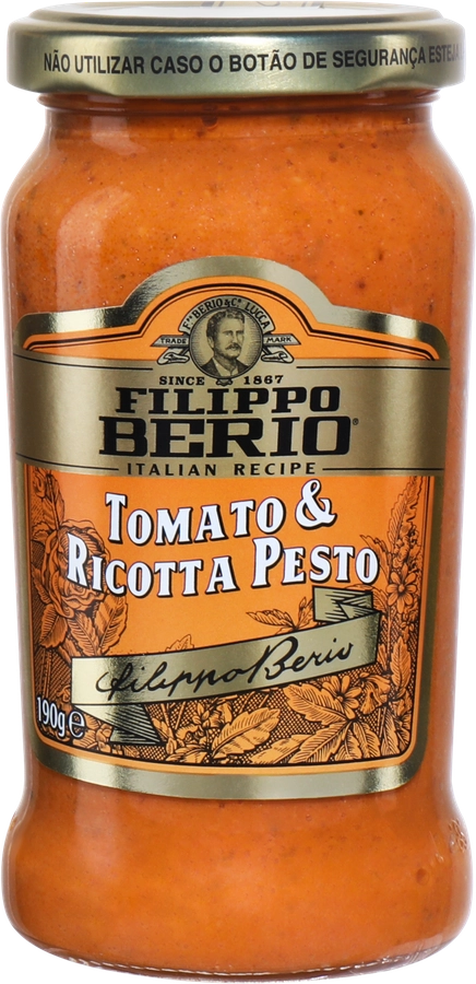 Соус FILIPPO BERIO Песто с томатами и сыром рикотта, 190г