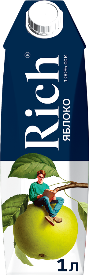 Сок RICH Яблоко осветленный, 1л