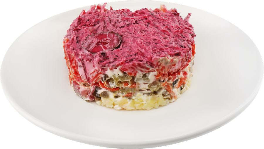 Салат ЛЕНТА FRESH Шуба вегетарианца, весовой