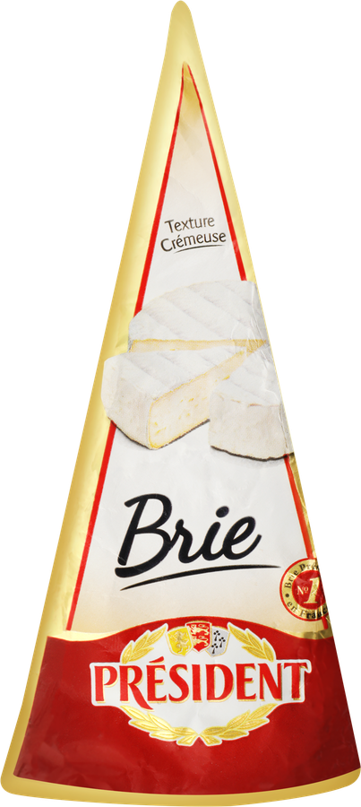 Сыр мягкий PRESIDENT Brie 60%, без змж, 200г
