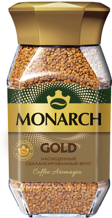 Кофе растворимый MONARCH Gold натуральный сублимированный, 95г