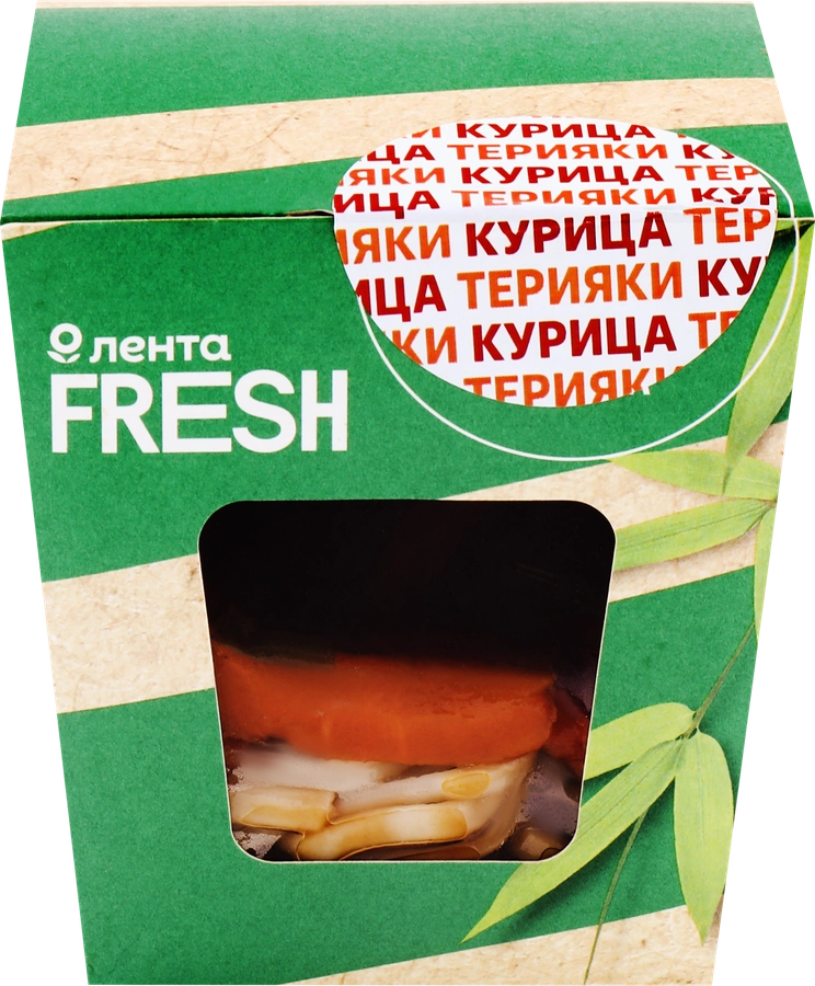 Удон ЛЕНТА FRESH с курицей в соусе терияки, 240г