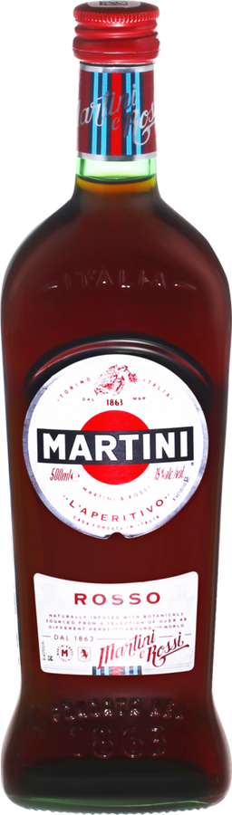 Напиток ароматизированный MARTINI Rosso красный сладкий, 0.5л