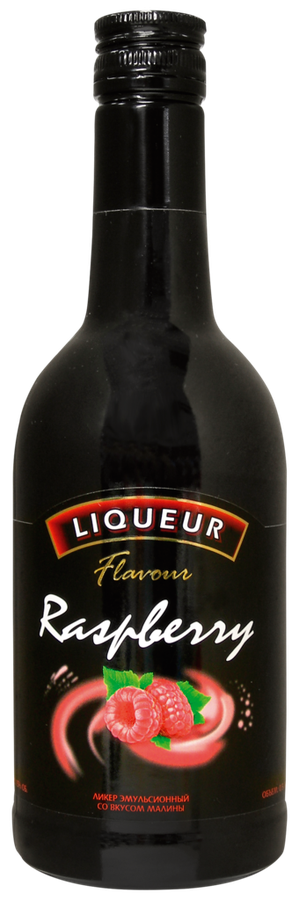 Ликер RASPBERRY FLAVOUR со вкусом малины эмульсионный, 15%, 0.5л