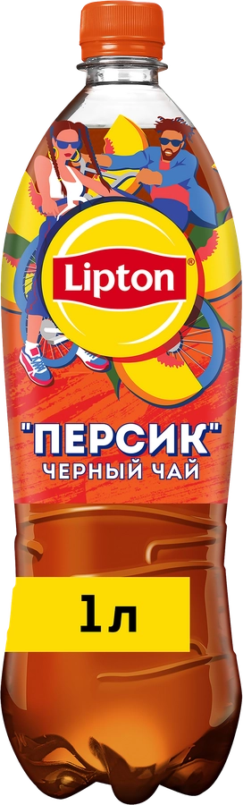 Напиток LIPTON Освежающий чай со вкусом персика негазированный, 1л