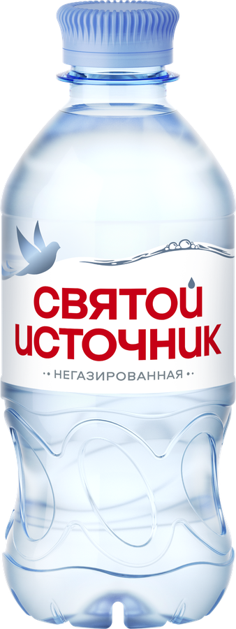 Вода питьевая СВЯТОЙ ИСТОЧНИК негазированная, 0.33л