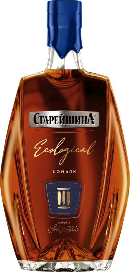 Коньяк СТАРЕЙШИНА 3 года 40%, 1л