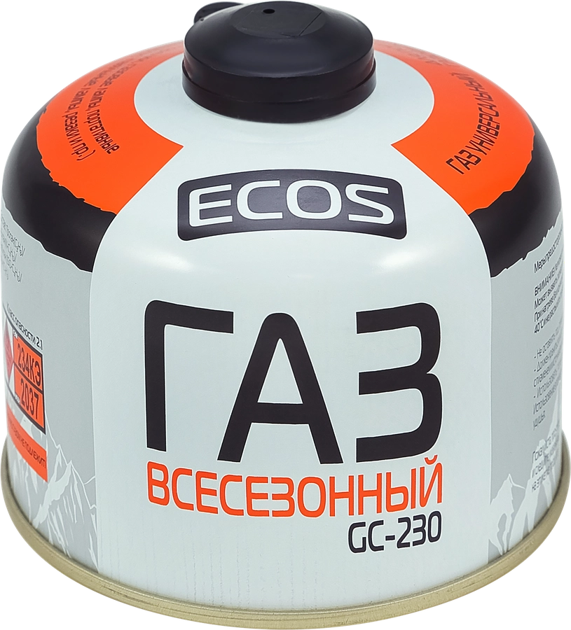 Газ в баллоне ECOS портативный резьбовой GC-230 EPI-GAS, Арт. 140540