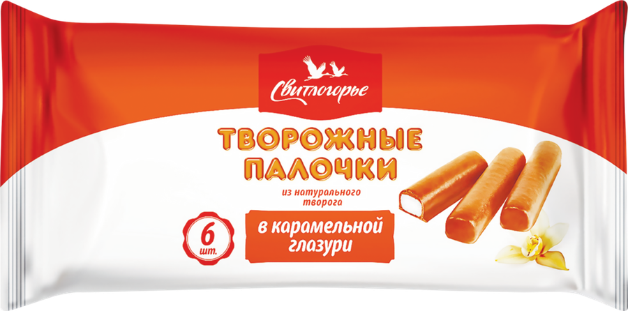ПалочкитворожныеглазированныеСВИТЛОГОРЬЕсванильювкарамельнойглазури23%,беззмж,180г