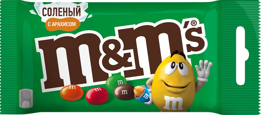 Драже M&M'S с соленым арахисом, 45г