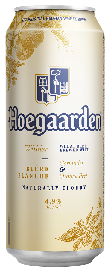 Напиток пивной HOEGAARDEN Wit blanche белое нефильтрованный 
пастеризованный осветленный 4,9%, 0.45л