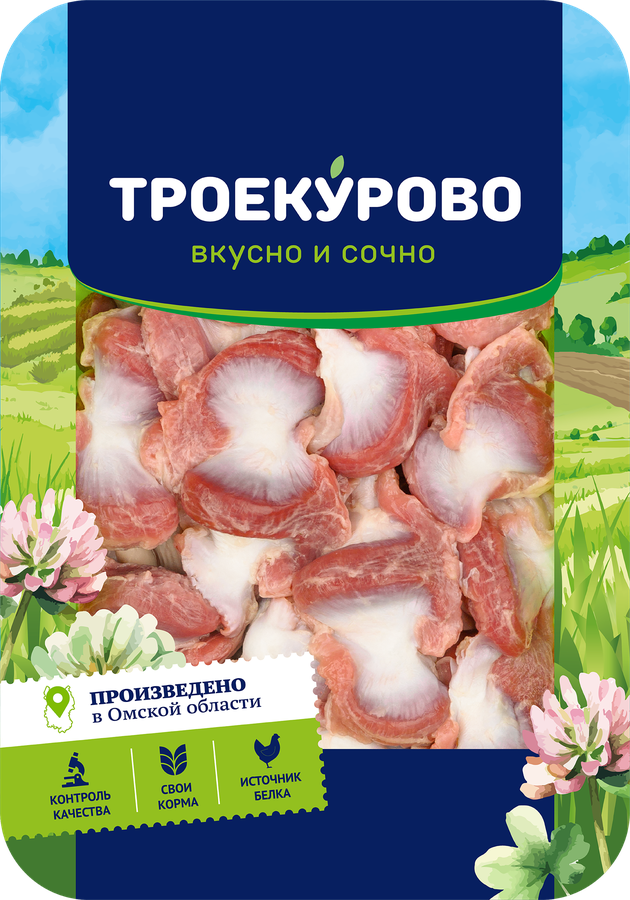 Желудки куриные ТРОЕКУРОВО, 500г