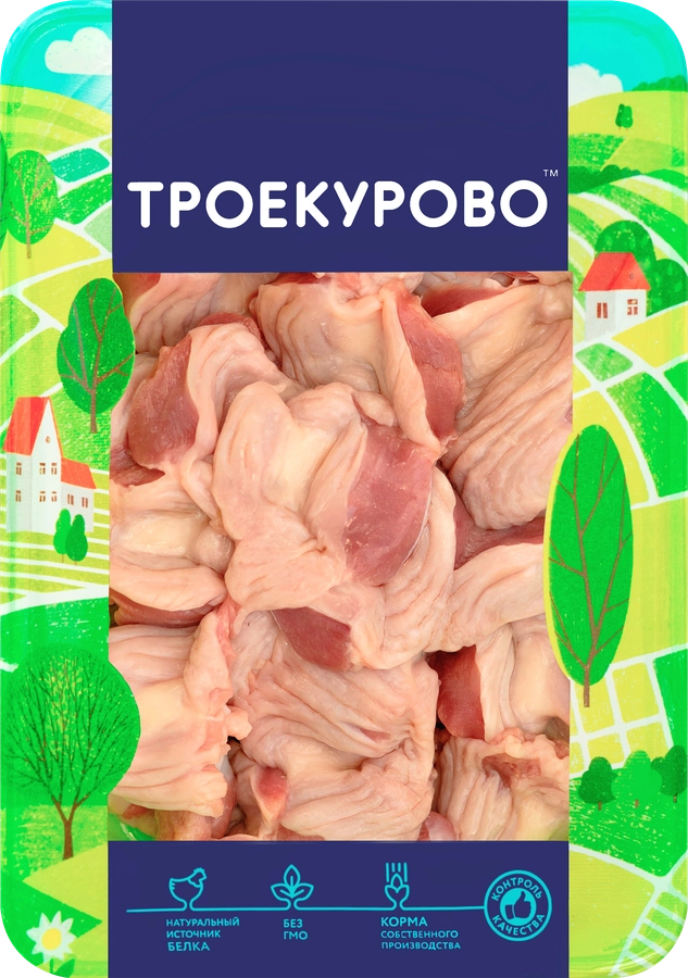 Желудки куриные ТРОЕКУРОВО, 500г