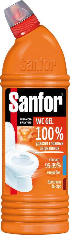 СредстводлячисткитуалетаSANFORWcGelSuperPower,1л