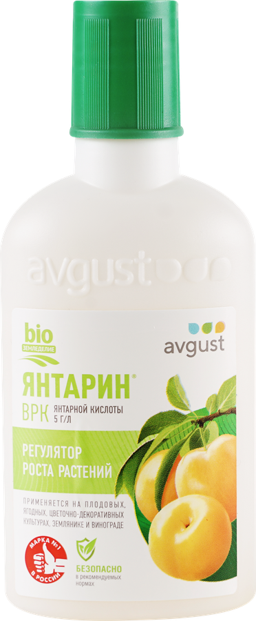 Стимулятор роста для растений AVGUST Янтарин, 100мл
