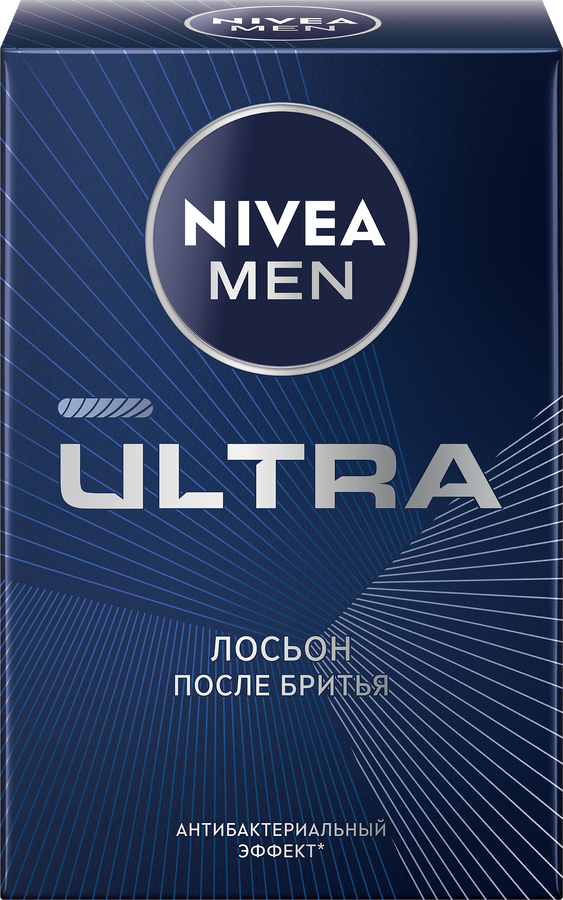 Лосьон после бритья NIVEA Men Ultra с антибактериальным эффектом, 100мл, предпросмотр