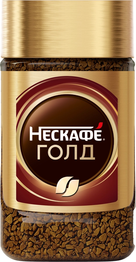 Кофе растворимый с добавлением молотого NESCAFE Gold натуральный сублимированный, ст/б, 47,5г