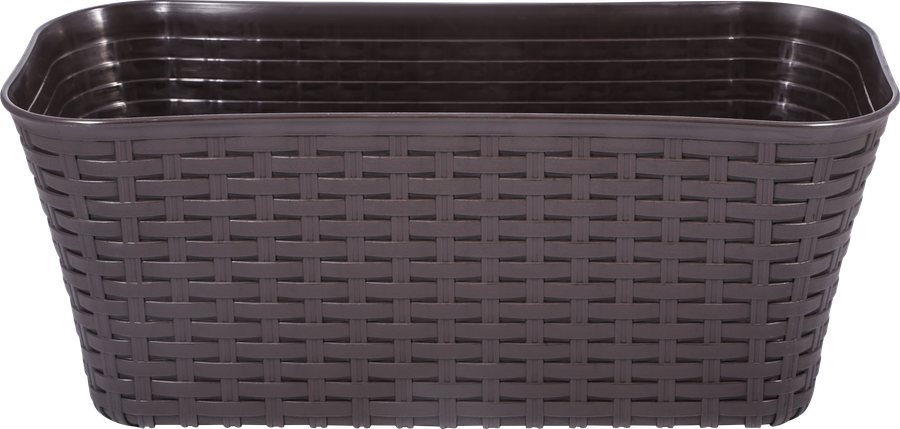 Ящик балконный IDEA 40см, ротанг, Арт. М3225