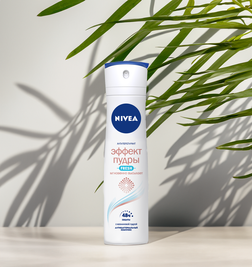 Дезодорант-спрей женский NIVEA Fresh Эффект Пудры, 150мл, превью