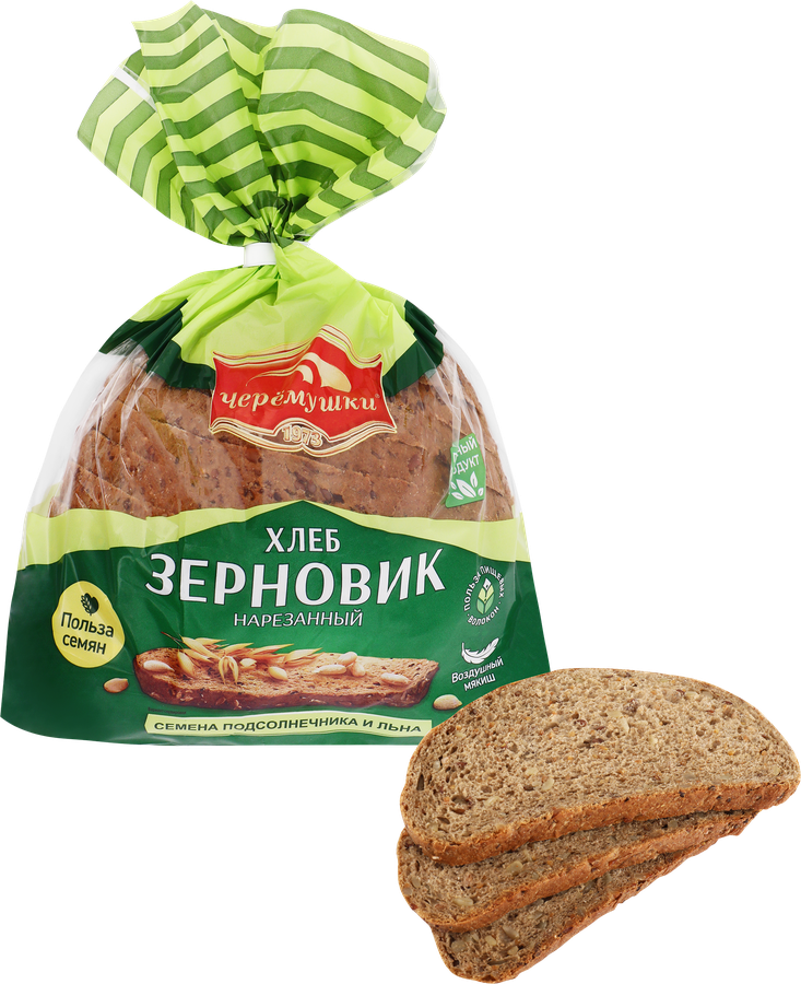 Хлеб ЧЕРЕМУШКИ Зерновик, в нарезке , 460г